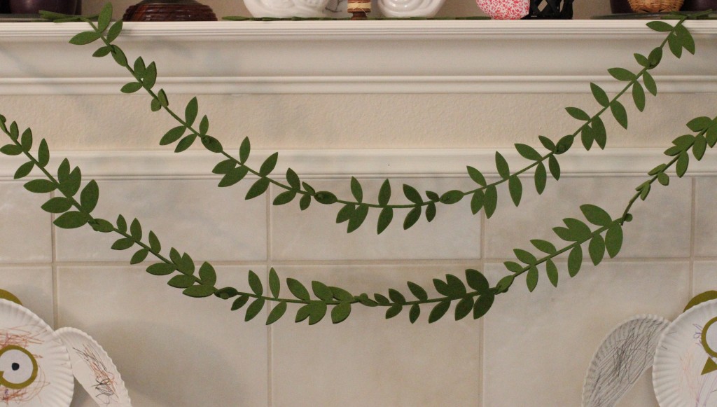 Walking with Cake: BHLDN Felted Foliage Garland