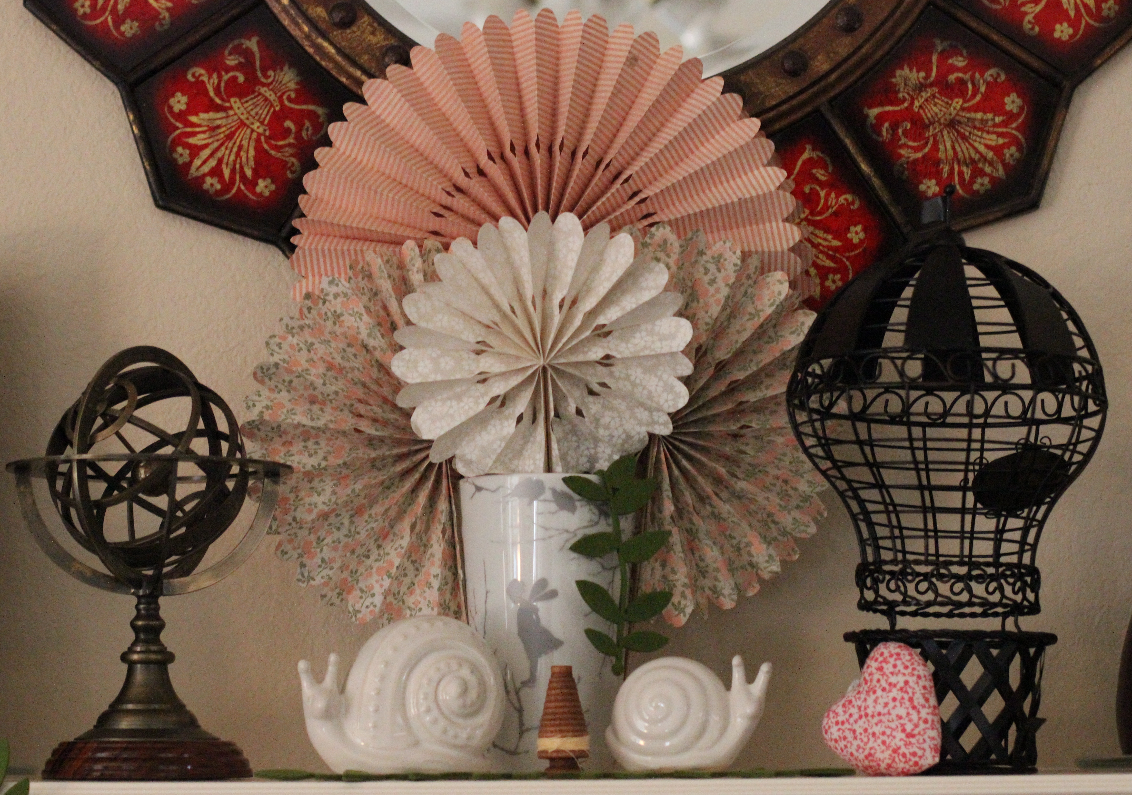 Walking with Cake: Mantel details