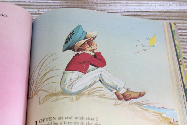 Walking with Cake: Kite Flying Illustration by Janet and Anne Grahame Johnstone