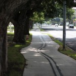 (A not-so-straight path in downtown Austin.)