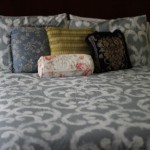 Walking with Cake: West Elm Organic Ikat Scroll Duvet