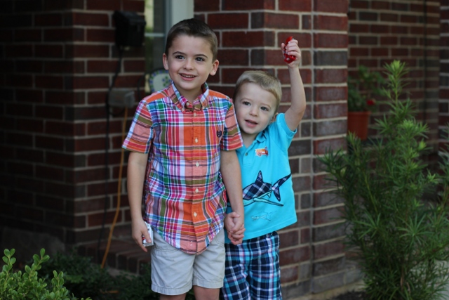 Walking with Cake: First day of school, 2013