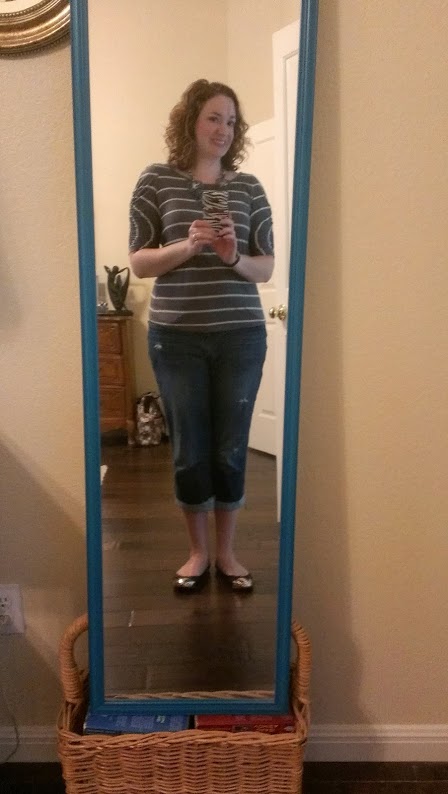 Walking with Cake: Stripes and jeans