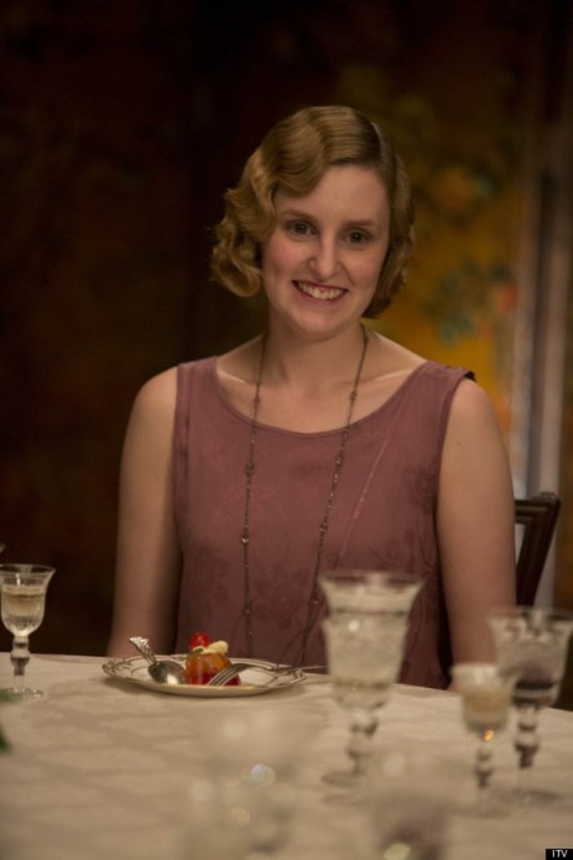 Walking with Cake: downton-edith-via ITV