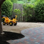 Walking with Cake: Patio and pea gravel