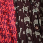 (Patterns from Anthropologie's Daytrip Buttondown Blouse.)